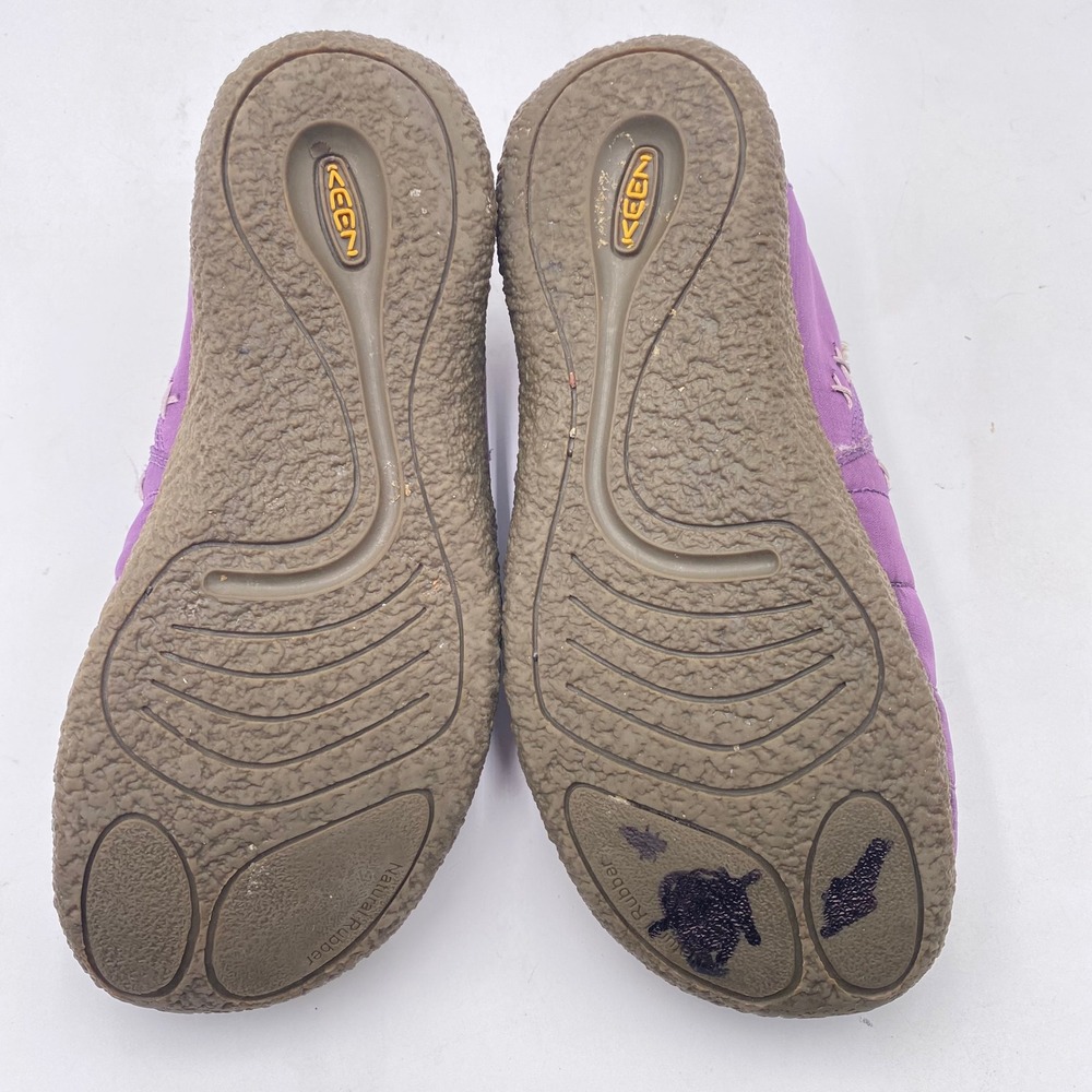 KEEN Howser II Slip-On Slipper Shoes Womens 7 Purple Quilted Fleece Lined - Picture 10 of 13
